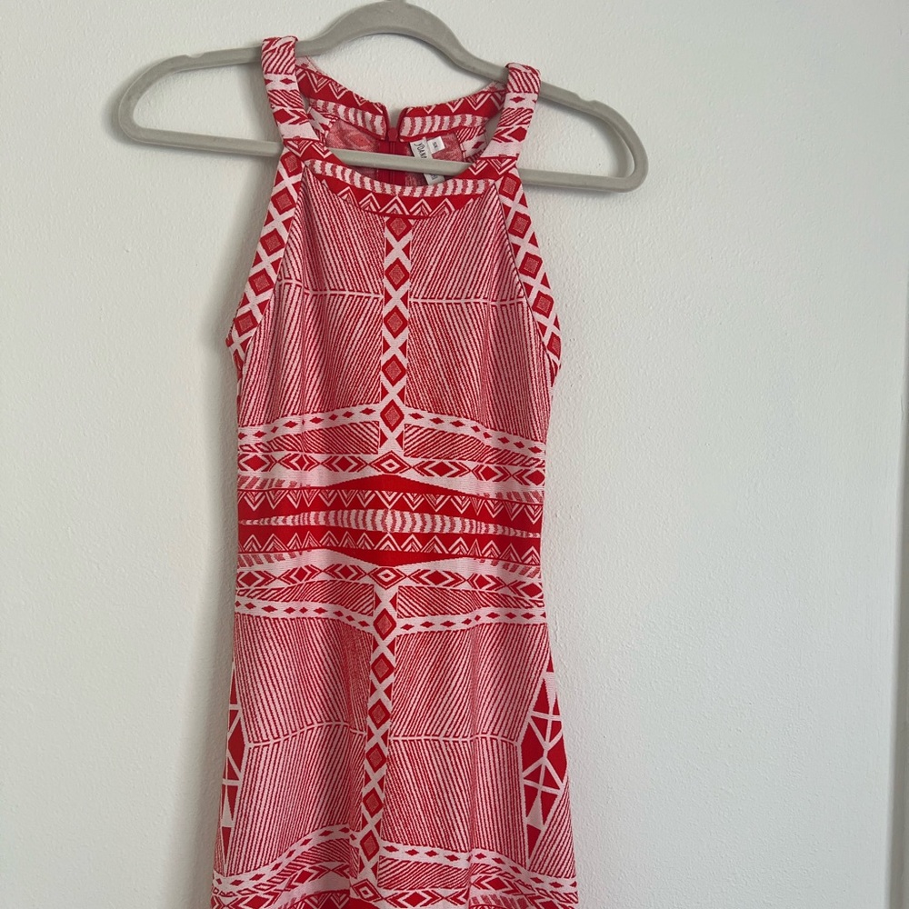 Yoana Baraschi red print, mini dress XS
